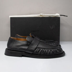 Marsèll MM4239 Alluce Estiva Black Leather Loafers, Men's 44 EU (11 US)